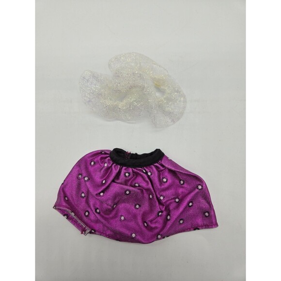 Vintage 1990 Kenner Cool Cuts Kara Doll Clothes Accessory 3pcs Skirt Scarf Comb - Picture 3 of 10